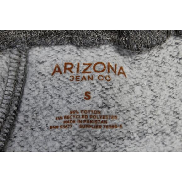 Arizona Jean Co Gray Raw Hem Sweat Shorts Size Small - Picture 3 of 7